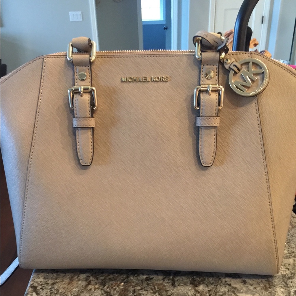 Michael Kors Taupe Medium Sized Purse